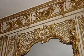 Boiserie und Stuckdekor im Schlafzimmer Ludwigs&nbsp;XV., Versailles