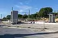 Baustelle des neuen Bahnhofes