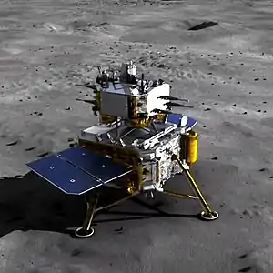 Lander und Aufstiegsstufe von Chang’e 5