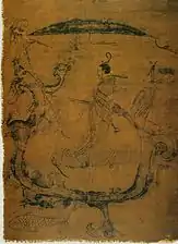 Malerei auf Seide (Zhou, 6.&nbsp;Jahrhundert v.&nbsp;Chr.)