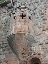 Apsis Torkapelle der Burg Landsberg im Elsass