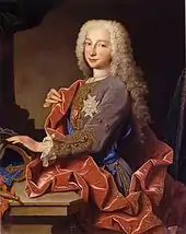 Porträt von Don Carlos, später König Larl III. von Spanien