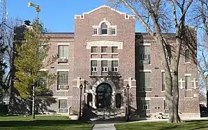 Das Chase County Courthouse in Imperial, gelistet im NRHP Nr. 89002222