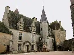 Das Große Logis samt Treppenturm und altem Logis