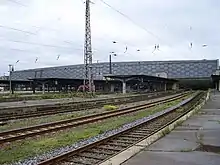 Halle des Hauptbahnhofs Karl-Marx-Stadt von 1976