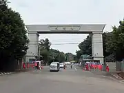 Einfahrt zur Chengkungling-Militärbasis