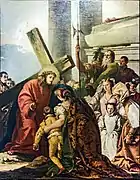 Via Crucis VIII  Jesus begegnet den weinenden Frauen
