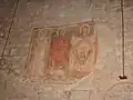 gotisches Fresko mit hl. Veronika u.&nbsp;a.