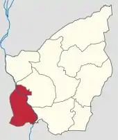 Lage der Gemeinde innerhalb San Marinos