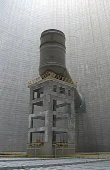 Rauchgasrohr im Kühlturm