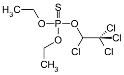 Strukturformel von Chlorethoxyfos