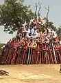 trishulas beim Chauragarh-Tempel