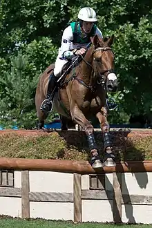 Chris Burton mit Leilani bei den Olympischen Spielen 2012