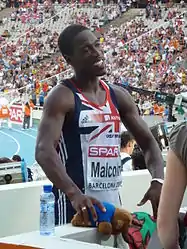 Christian Malcolms siebter Platz im ersten Halbfinale war zu wenig, um im Finale dabei zu&nbsp;sein