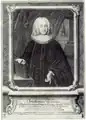 Christian Weiß d. J., Archidiakon, Stich (1743) von Johann Martin Bernigeroth nach Haußmann