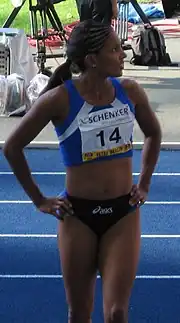 Bronze gab es wie vier Tage später über 200 Meter für Christine Arron, 1998 Europameisterin
