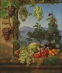 Früchte in einer italienischen Landschaft, 1844