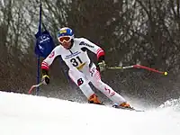 Christoph Kornberger im Super-G, März 2008