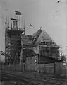 Christuskirche als Baustelle am 10. November 1902