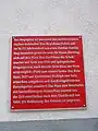 Informationstafel am Hegishaus