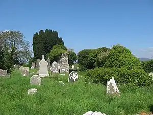 Church and graveyard at Faughart