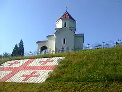 Eine Kirche in Zalendschicha