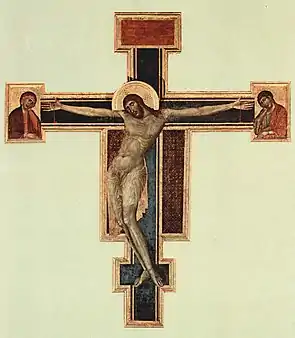 Kruzifix aus Santa Croce (Florenz), Zustand vor 1966