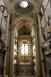 Das Grab Luigi Arcangelis auf dem Cimitero Monumentale della Misericordia in Antella