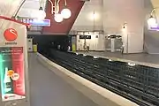 Südlicher Tunnelmund, Caisson mit Aufzügen