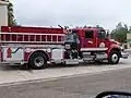 Löschfahrzeug der städtischen Feuerwehr