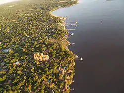 Blick auf das Ufer bei San Bernadino