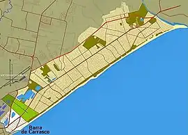 Lage von Barra de Carrasco in der Ciudad de la Costa