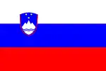 Handelsflagge von Slowenien