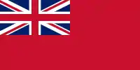 1:2 Handelsflagge des Vereinigten Königreichs(Red Ensign)