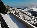 Das Dorf Civitella del Tronto von der Festung aus