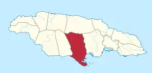 Das Parish Clarendon in Jamaika