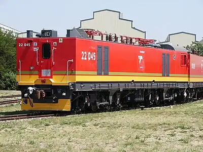 Heck der Lok 22 045