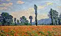 Landschaftsmalerei: Claude Monet: Mohnfeld bei Giverny, Juli 1890