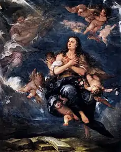 Ekstase der Maria Magdalena, um 1670–1675, 205 cm × 163 cm, Prado, Madrid