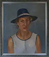 Clélie Lamberty gemalt von Robert Liard, 1977