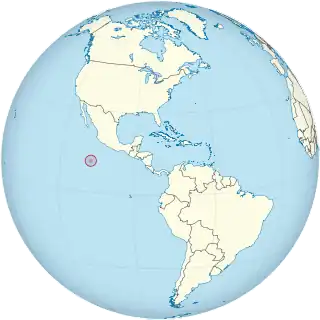 Karte von Clipperton(Île Clipperton, Île de la Passion)