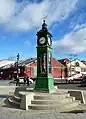 Historische Uhr am Hafen