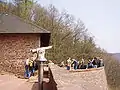 Schutzhütte und Aussichtsterrasse