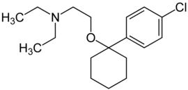 Strukturformel von Clofenciclan