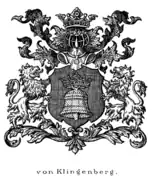 1669 verliehenes dänisches Wappen