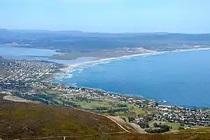 Walker Bay mit Hermanus und Klein River Lagune