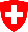 Das offizielle Wappen der Schweizerischen Eidgenossenschaft