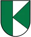 Nach rechts verschoben gespalten,links eine Spitze(St. Konrad, AT)