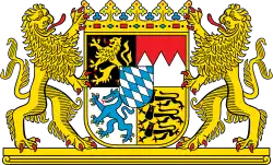 Großes Staatswappen des Freistaates Bayern
