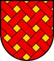 «Von Gelb mit schrägem rotem Gitterwerk»  Böttstein
